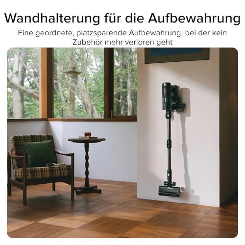 Roborock H60 Ultra Akku Staubsauger kabellos, 210AW, 90 Min Laufzeit, flexibles 90° Saugrohr, LED-Stauberkennung, Anti-Verhedderungsbürste