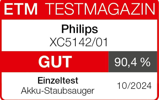 Philips kabelloser Staubsauger der Serie 5000 für Haustiere, leistungsstarke Saugleistung auf Hartböden und Teppichen, Düse mit LED-Licht, Haustierdüse, Aqua-Modul, Austauschbarer Akku (XC5142/01)
