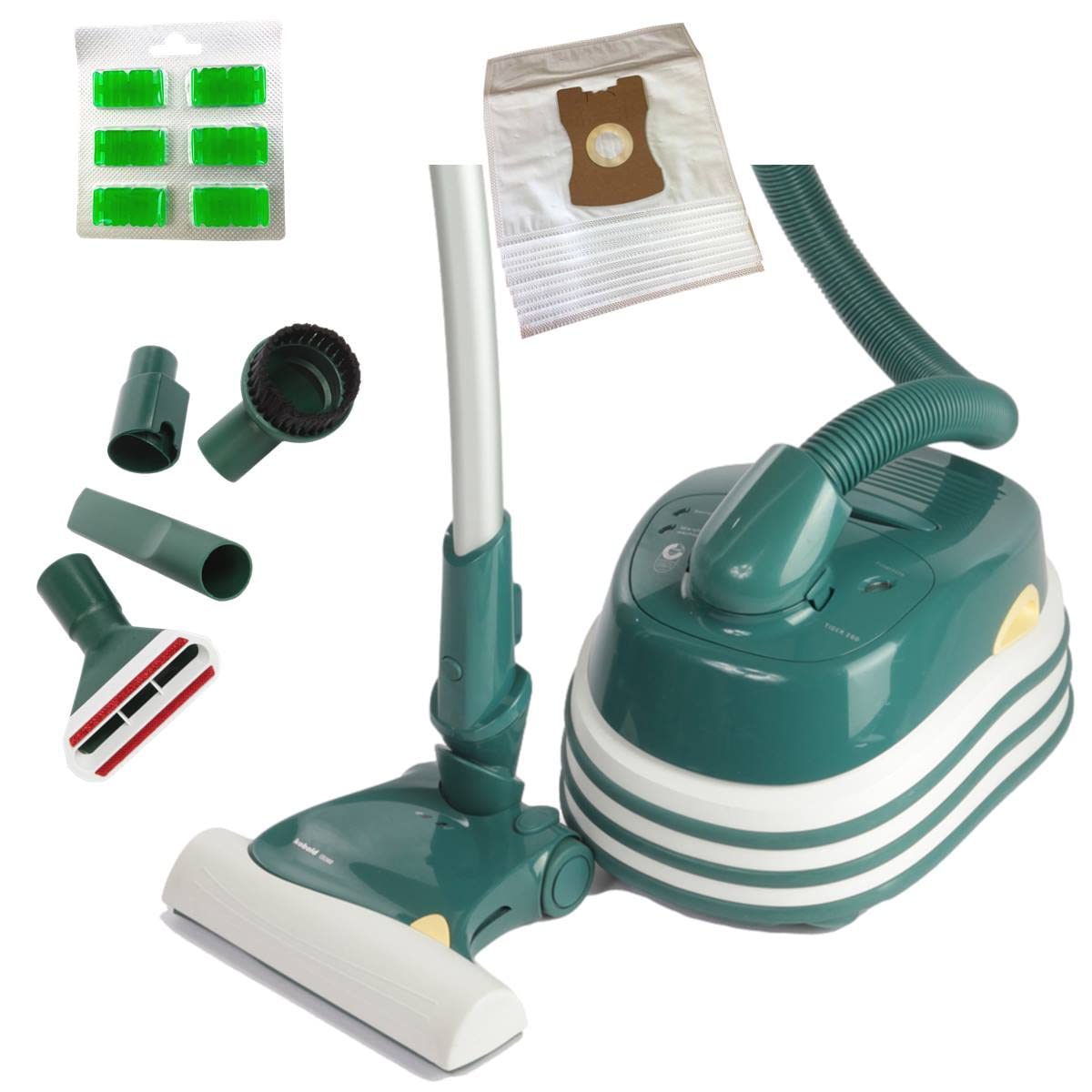 Vorwerk Tiger VT 260 mit Elektrobürste EB 360, Staubsauger für Allergiker, Generalüberholt