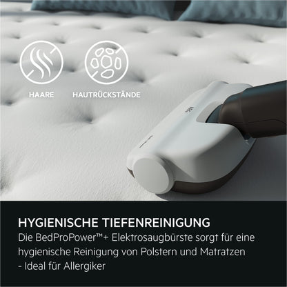 AEG HYGIENIC 7000 Akku-Staubsauger, 2,2 kg ultraleicht, 40 Min Laufzeit, 5-Stufige Filtration, Automatik, Zubehör, AP71HB14SH