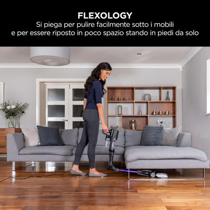 Shark HZ500EU Corded Stick Vacuum, 450W, 0.3L, 80dB, Lila – Leichter Schnurgebundener Reiniger