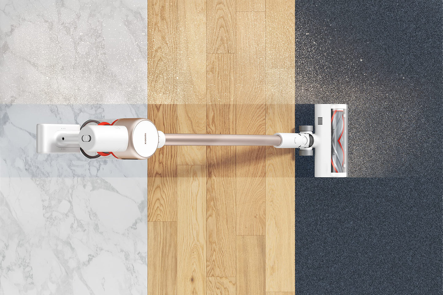 Xiaomi G9 Plus Kabelloser 2-in-1 Akkustaubsauger, 60 Min Laufzeit, 600ml, ideal für Tierhaare, Teppich, Polster & Hartboden